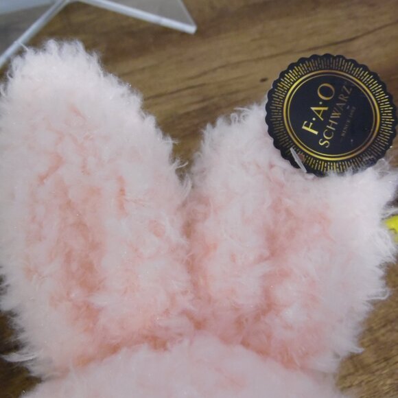 FAO Schwarz 16inch tall Pink Plush Bunny Rabbit New! - Picture 4 of 9